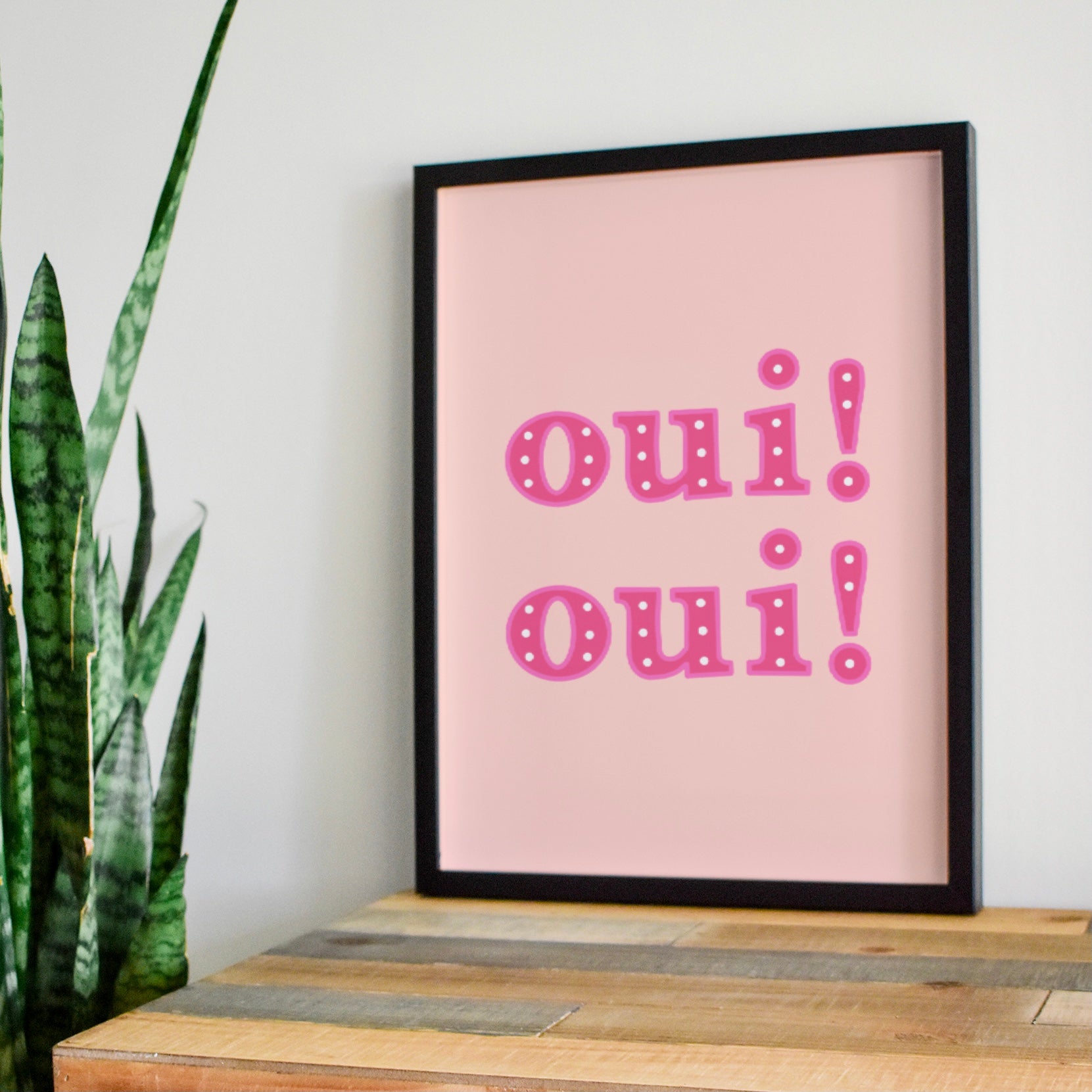 Oui Oui Print Pretty Average