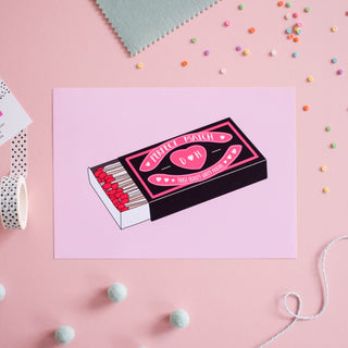 Perfect Match Print - Personalised Posters, Prints, & Visual Artwork Pretty Average