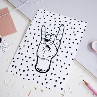 Rock Hand, Print Posters, Prints, & Visual Artwork Pretty Average