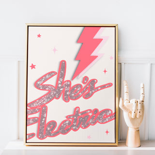 She’s Electric Print Posters, Prints, & Visual Artwork Pretty Average