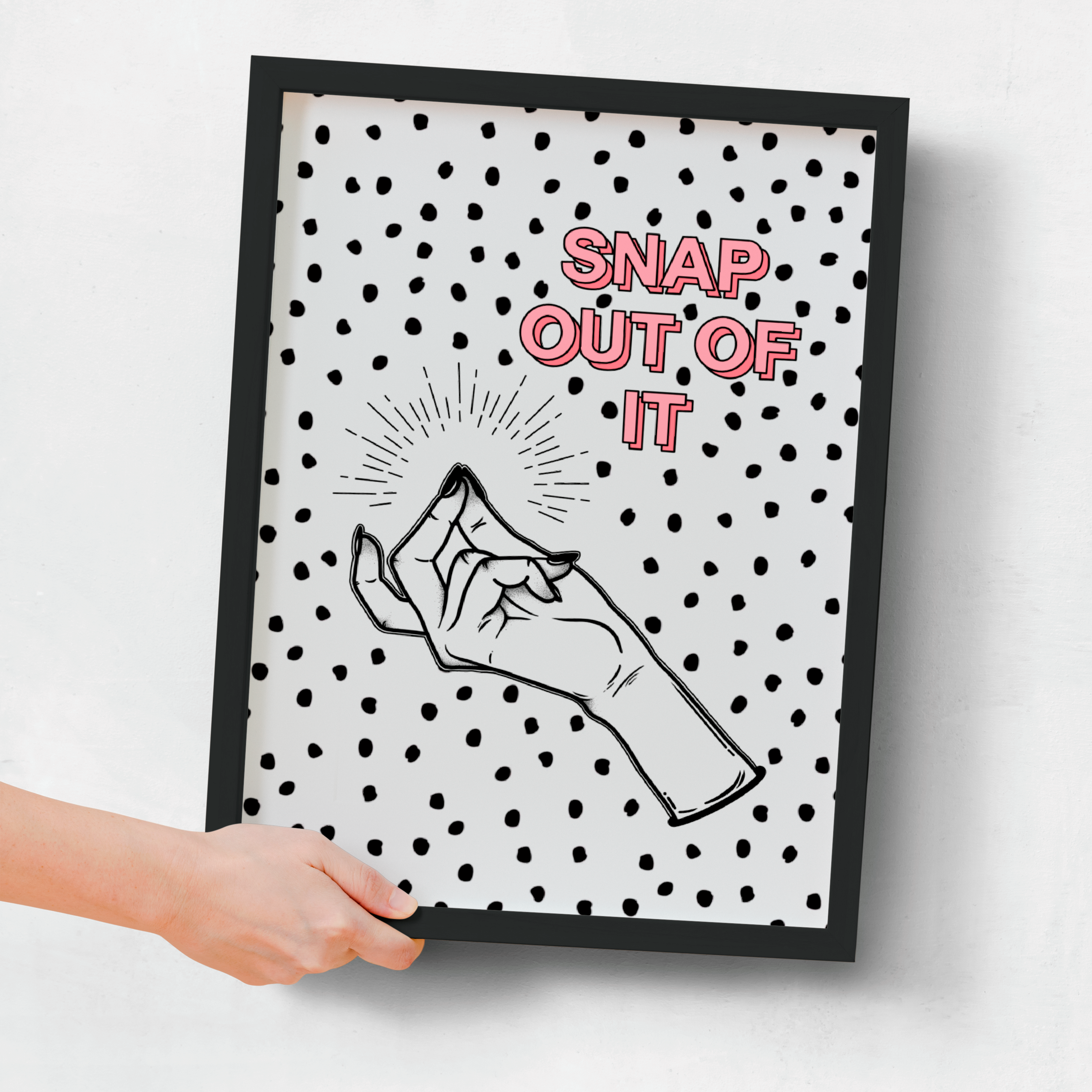 Snap Out Of It Print Posters, Prints, & Visual Artwork Pretty Average