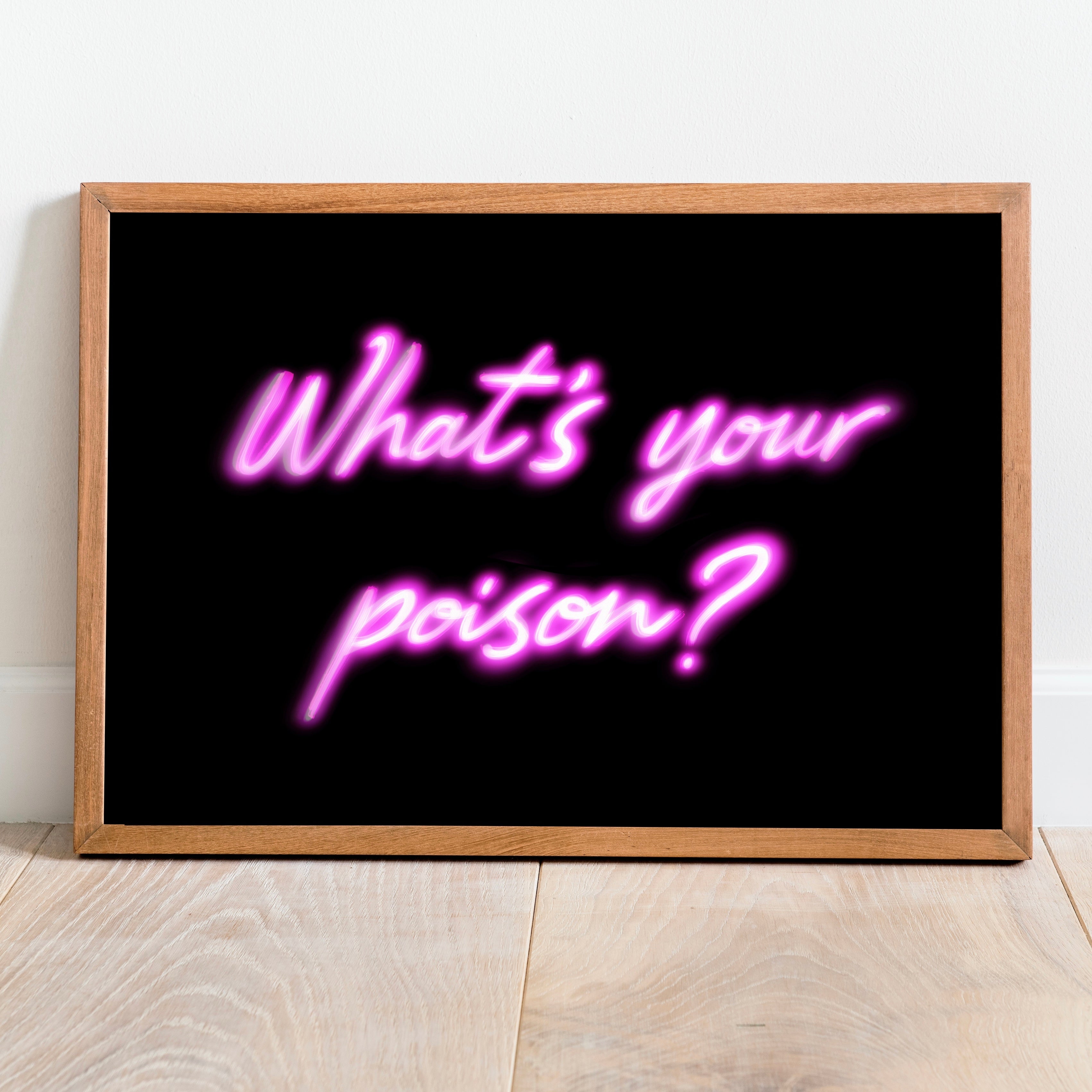 What's Your Poison? Print Posters, Prints, & Visual Artwork Pretty Average