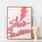 She’s Electric Print Posters, Prints, & Visual Artwork Pretty Average   