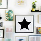 Black Star Print (Square) Posters, Prints, & Visual Artwork Pretty Average   